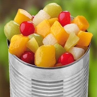 Fruta enlatada