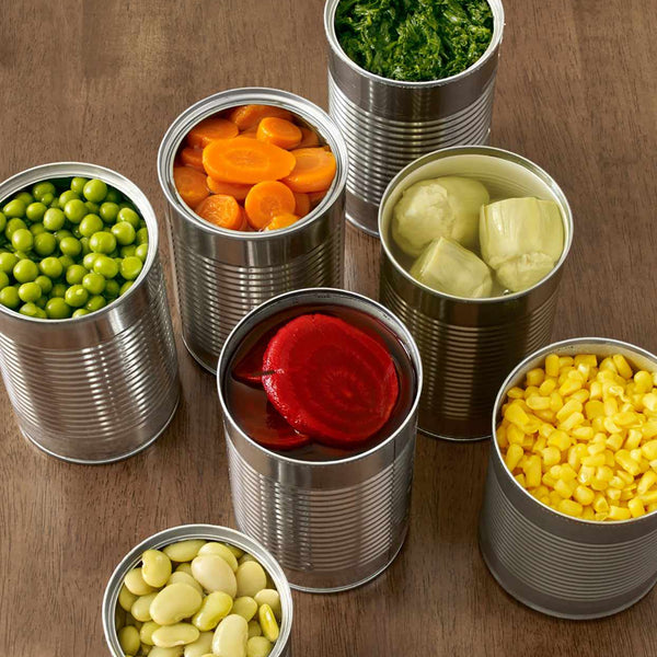 Verduras enlatadas