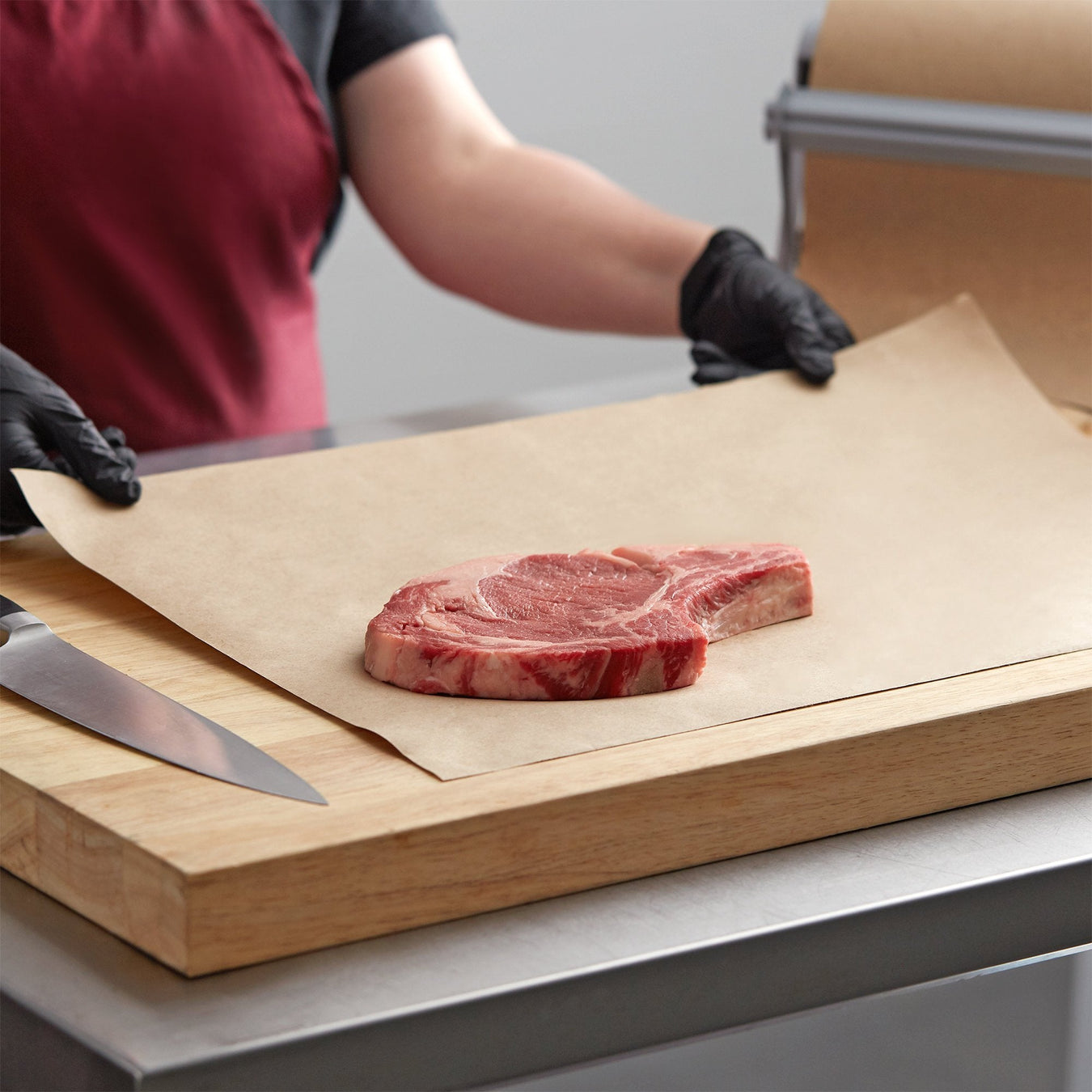 Butcher and Peach Paper