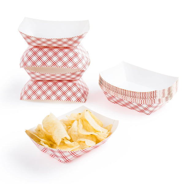 Bandejas de papel para alimentos