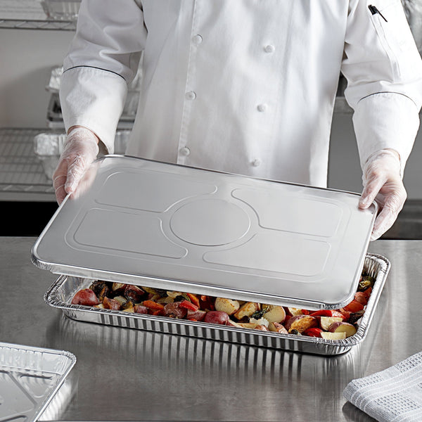 Bandejas y tapas de aluminio para catering