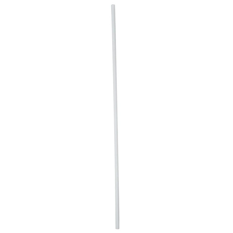 10 Inch Regular Straws White Unwrapped 11500 - 500.