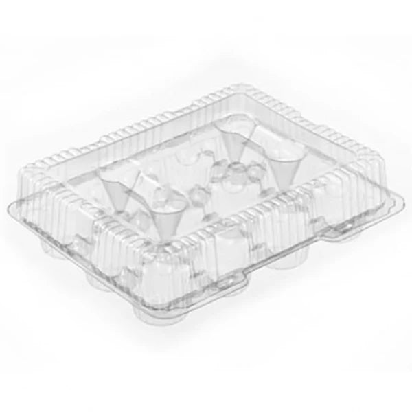  12 Cupcake Container PET 12.5" x 10.28" x 3.57" - 76/Case