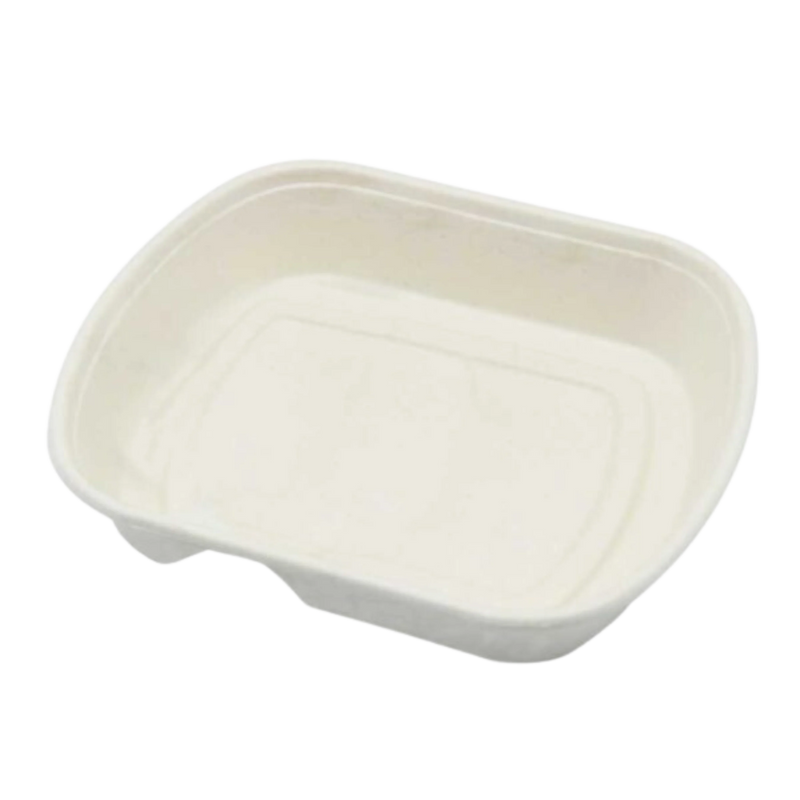 32 Oz Compostable Takeout Container 1 compartment - 250/Case