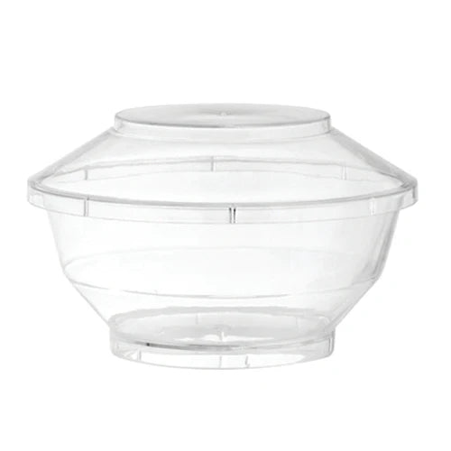 4 Oz Clear Dessert Bowl With Cover - 6 Sets