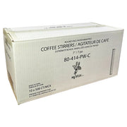 7 inch Paper Wrapped Wooden Coffee Stirrers 10 x 500