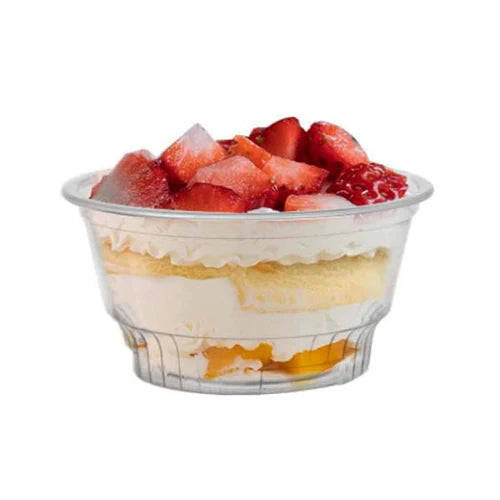 DURA - 8 Oz Clear Plastic Dessert Cup - 1000 / Case