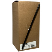 8" Cocktail Straw Black Unwrapped 