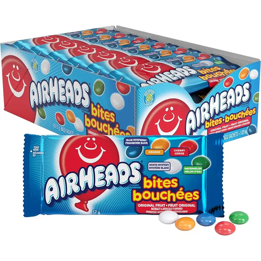 Airheads - Bites Original Fruit - 18 x 57g