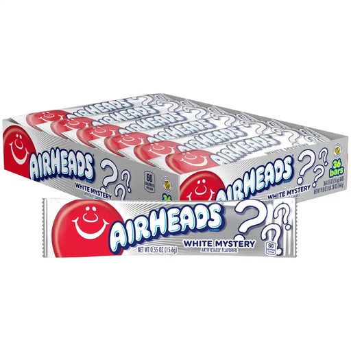 Airheads - White Mystery Candy Bars - 36 x 15.6g