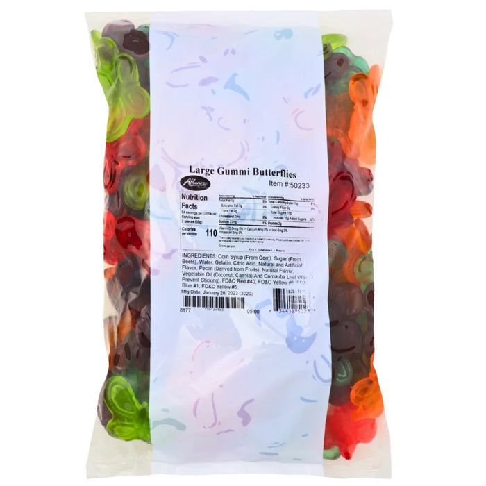 Albanese - Large Gummi Butterflies Bulk - 4 x 5 Lbs