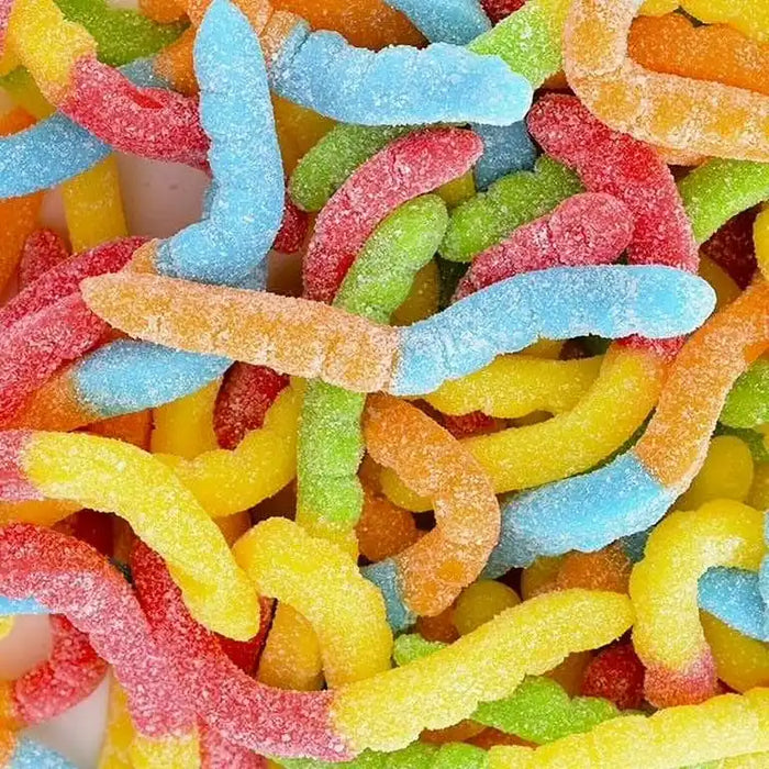 Albanese Sour large Neon Gummi Worms 4.5 Lbs