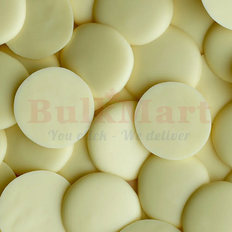 Belcolade - Discos de cobertura de chocolate blanco 30% - 15 Kg