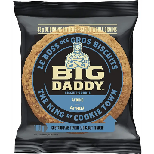 Big Daddy - Oatmeal Cookies Individually Wrapped - 8 x 100g