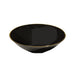 Black Plastic Bowls With Gold Rim