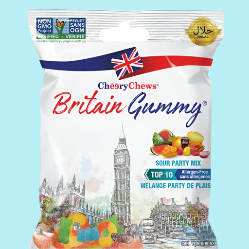 Britain Gummy - Sour Party Mix - 6 x 80g