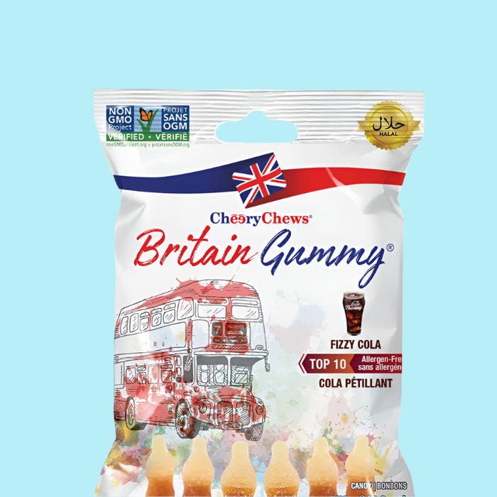 Britain Gummy Fizzy Cola 48 x 80g