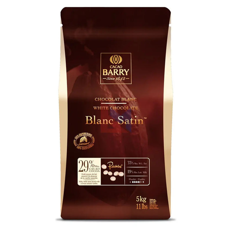 Cacao Barry - Callets Satén Blanco 29% - 5 Kg