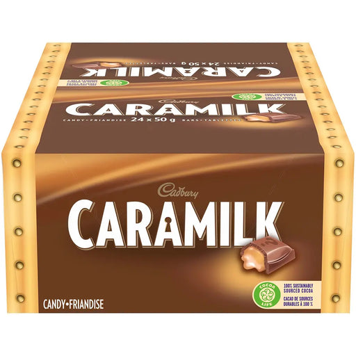 Cadbury - Caramilk Chocolate Bar - 48 x 50g