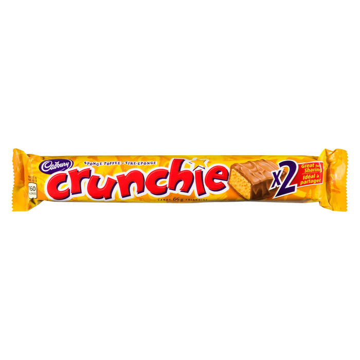 Cadbury - Crunchie Chocolate Candy Bar - 6 x 66g