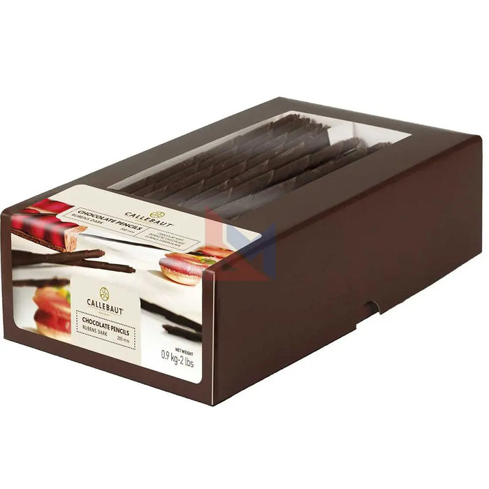 Callebaut - 200mm Rubens Dark Chocolate Pencils - 900 g