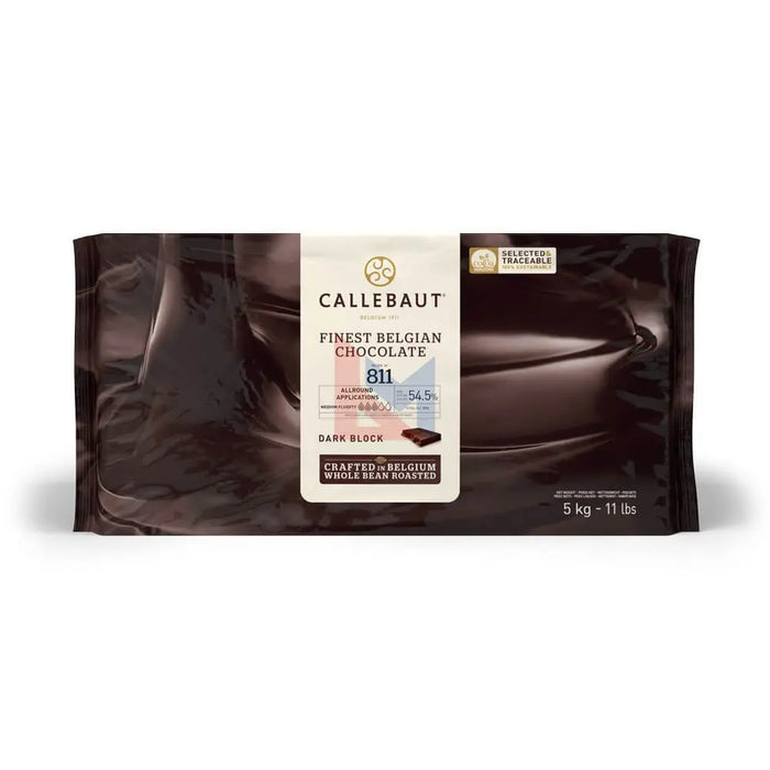 Callebaut - 811 Dark Chocolate Block 54.5% - 5 Kg