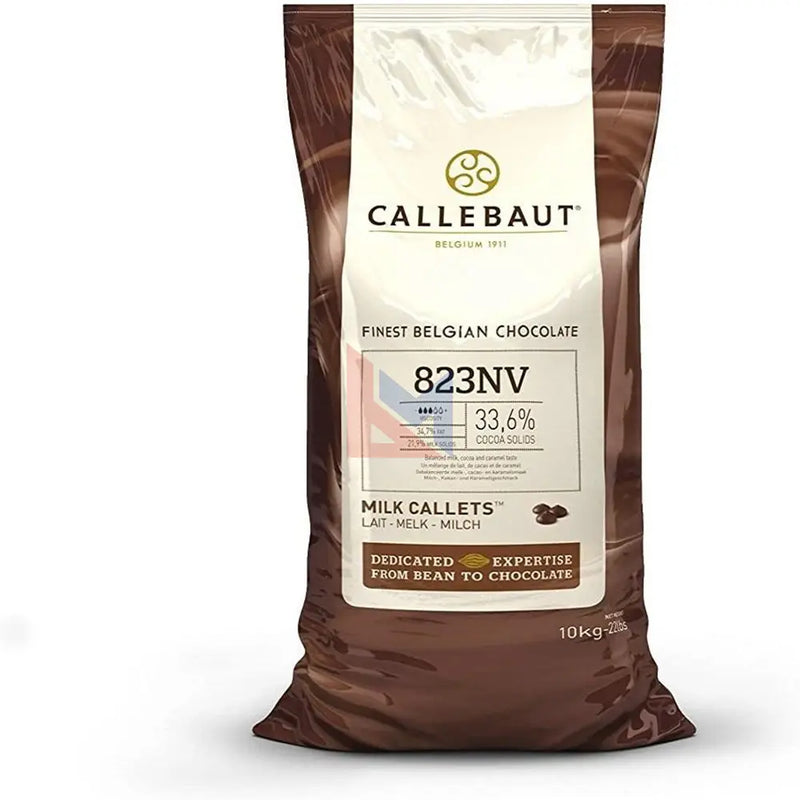 Callebaut - 823NV-595 Chocolate con leche Callets 33,6% - 2 x 10 Kg