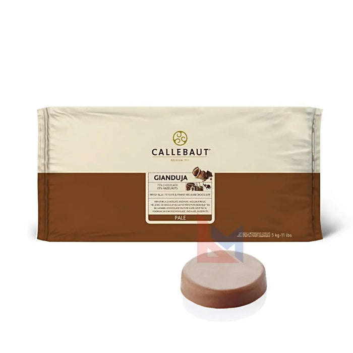 Callebaut - Gianduja Milk Chocolate With Hazelnut Block - 5 Kg