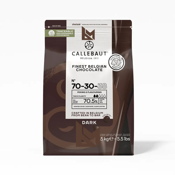 Callebaut - 70-30-38 Dark Chocolate Callets 70% 