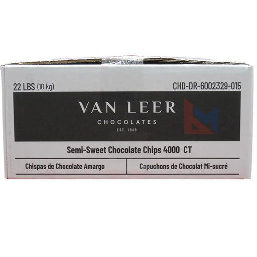 Callebaut Van Leer - Semi Sweet Chocolate Chips 4000 Count - 10 Kg