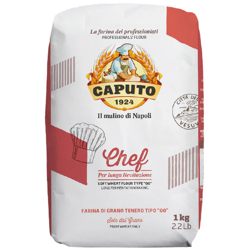 Caputo - 00 Chef's Flour Soft Wheat Flour - 3 x 1 Kg