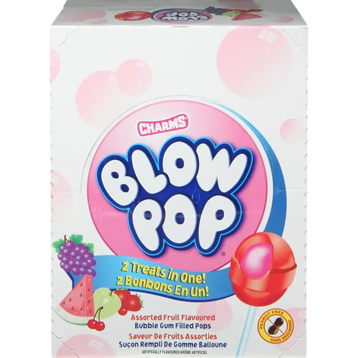 Charms - Blow Pop 2 Treat in One Assorted - 48 x 18g