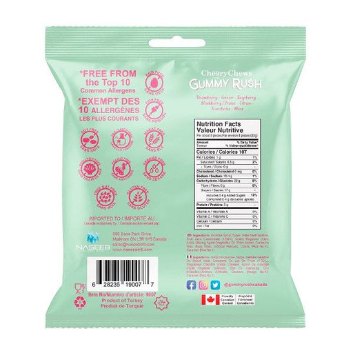 Cheery Chews - Gummy Rush Gummy Unicorns - 12 x 90g