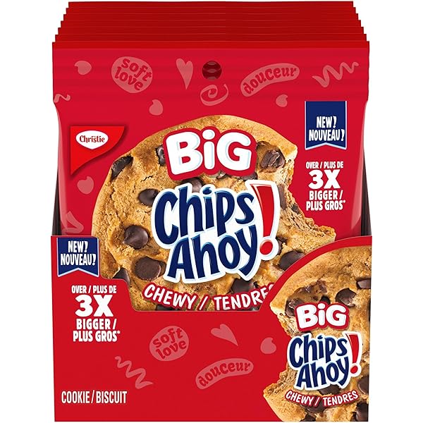 Chips Ahoy - Galletas de Chocolate Grandes y Blandas 7 x 71g - 2 Paquetes
