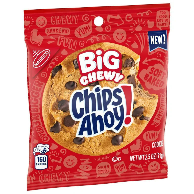 Chips Ahoy - Galletas de Chocolate Grandes y Blandas 7 x 71g - 2 Paquetes