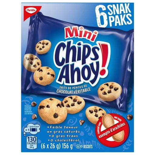 Chips Ahoy Mini Cookies Snack Pack 156g