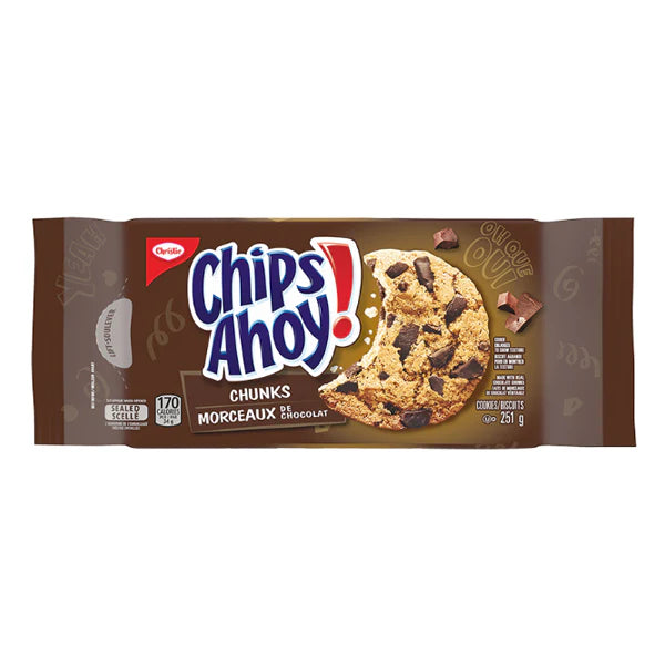 Christie - Chips Ahoy Chunks Chocolate Chip Cookies - 12 x 251g