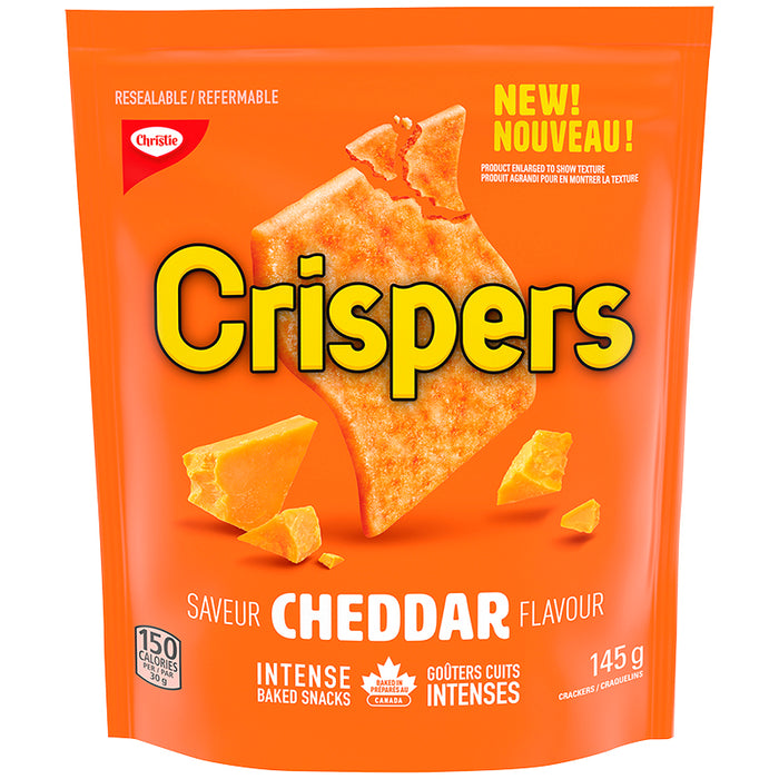 Christie - Crispers Cheddar - 12 x 145g