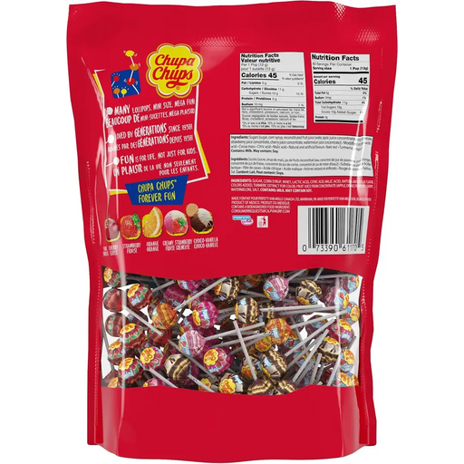 Chupa Chups - Mini Lollipops Assorted - 240 Count