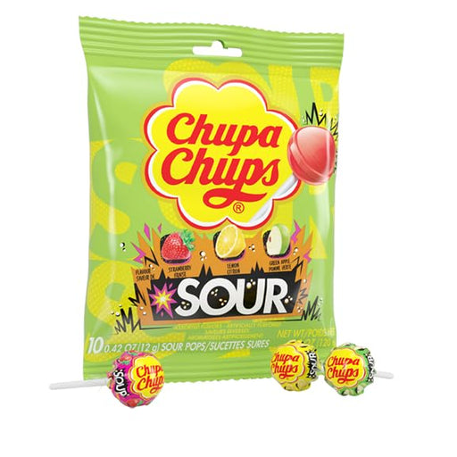 Chupa Chups - Sour Lollipops - 12 x 112g