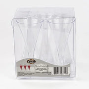 Clear Plastic Mini Martini Glass 5 inch Tall
