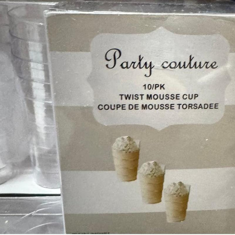 clear dessert cups