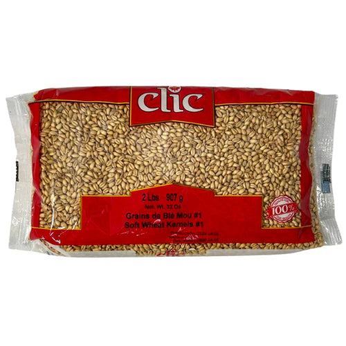 Clic - Soft Wheat Kernels - 2 Lbs