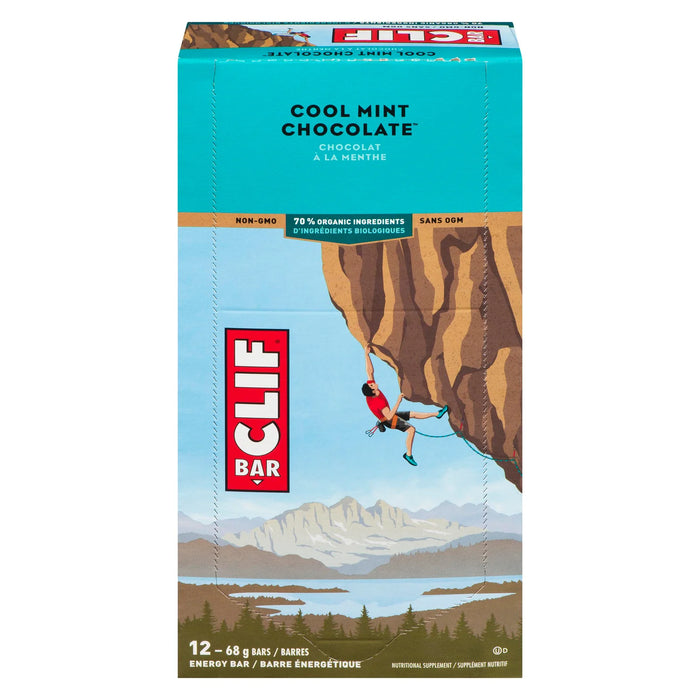 Clif Bar - Cool Mint Chocolate - 12 x 68g