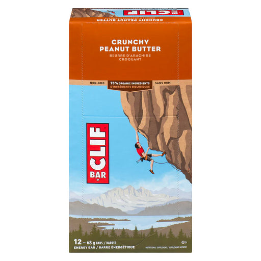 Clif Bar - Crunchy Peanut Butter - 12 x 68g