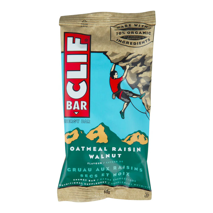 Clif Bar - Oatmeal Raisin Walnut - 12 x 68g