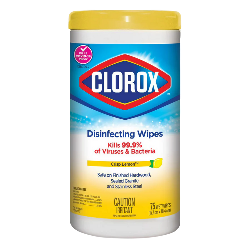 Toallitas desinfectantes Lysol (limón, primavera), 80 unidades, 6 paquetes