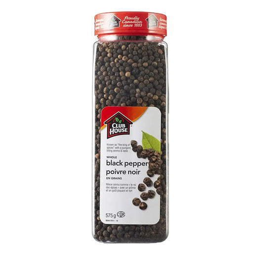 Club House Black Pepper Whole 575 g