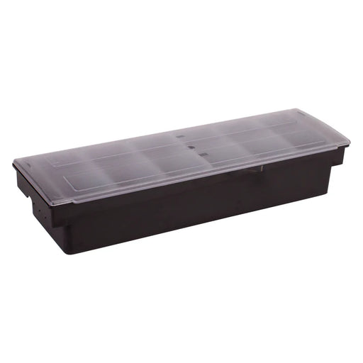 Condiment Holder, 6 Compartment, Black Plastic Base