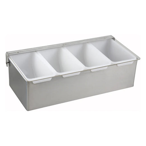 Condiment Holder with Stainless Steel Base - 4